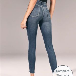 Abercrombie high rise jean legging